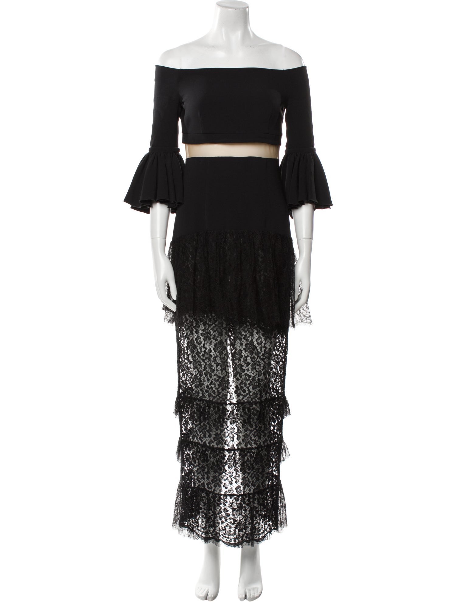 Alessandra Rich Silk Long Dress