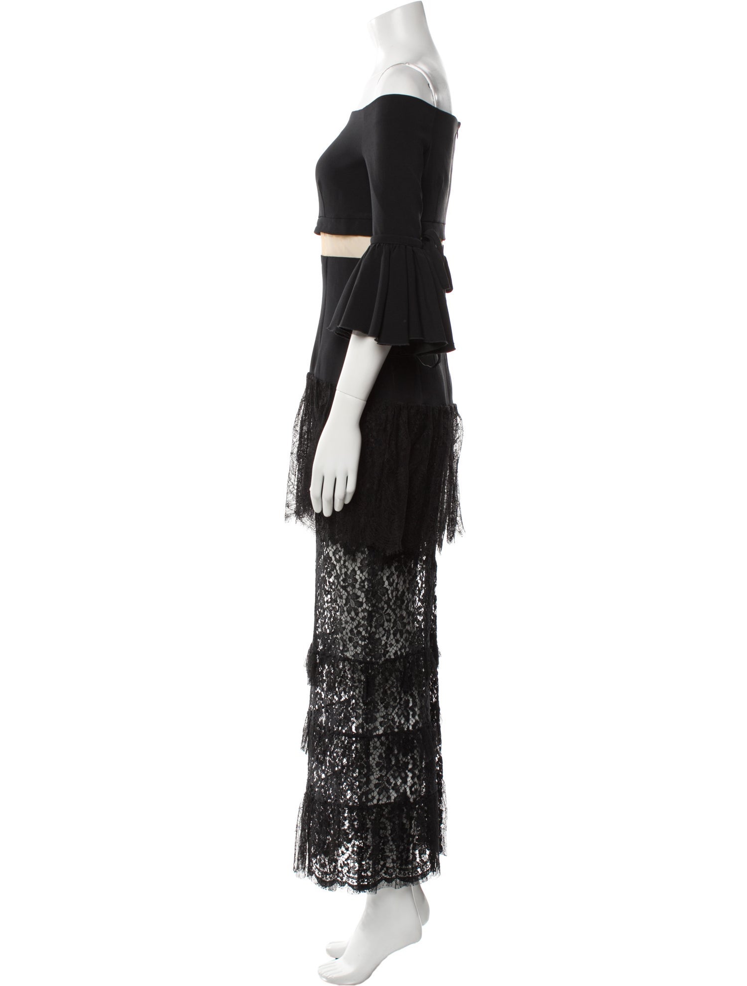 Alessandra Rich Silk Long Dress