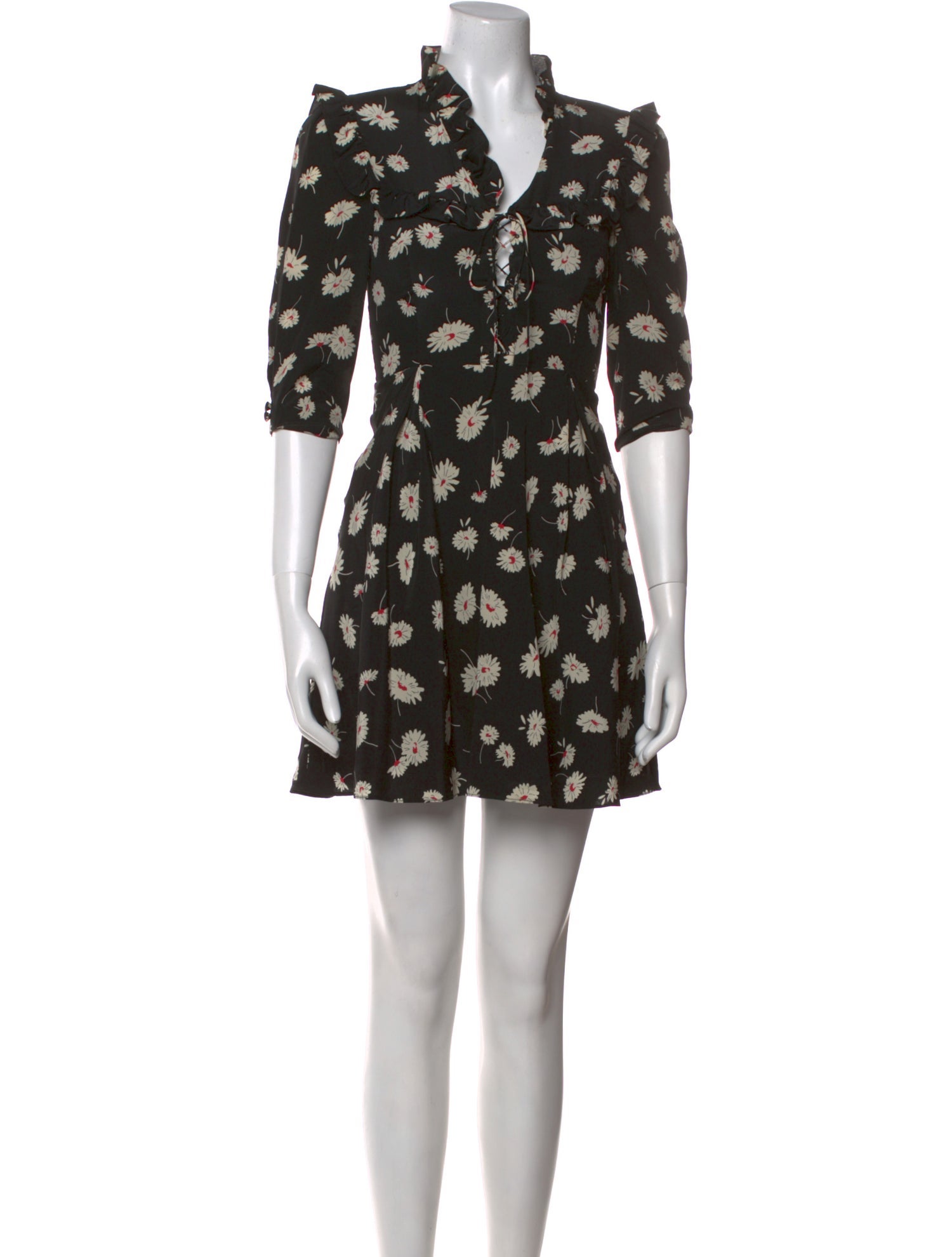 Alessandra Rich Silk Mini Dress