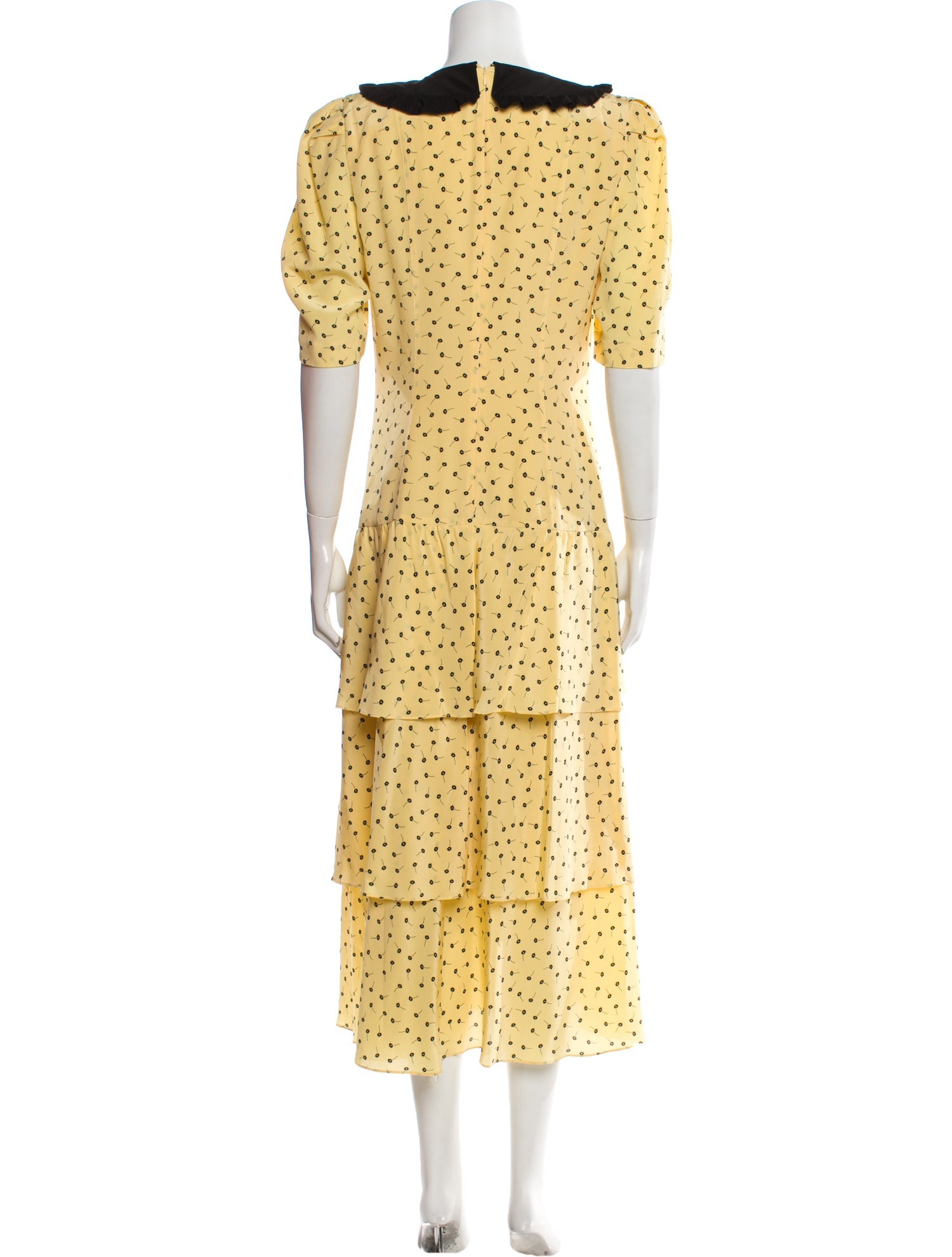 Alessandra Rich Silk Long Dress