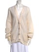 Alessandra Rich Mohair V-Neck Sweater