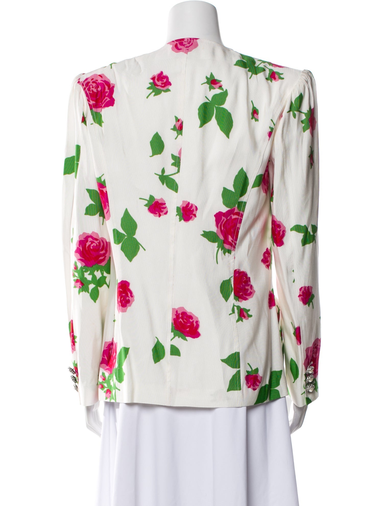 Alessandra Rich Floral Print Blazer