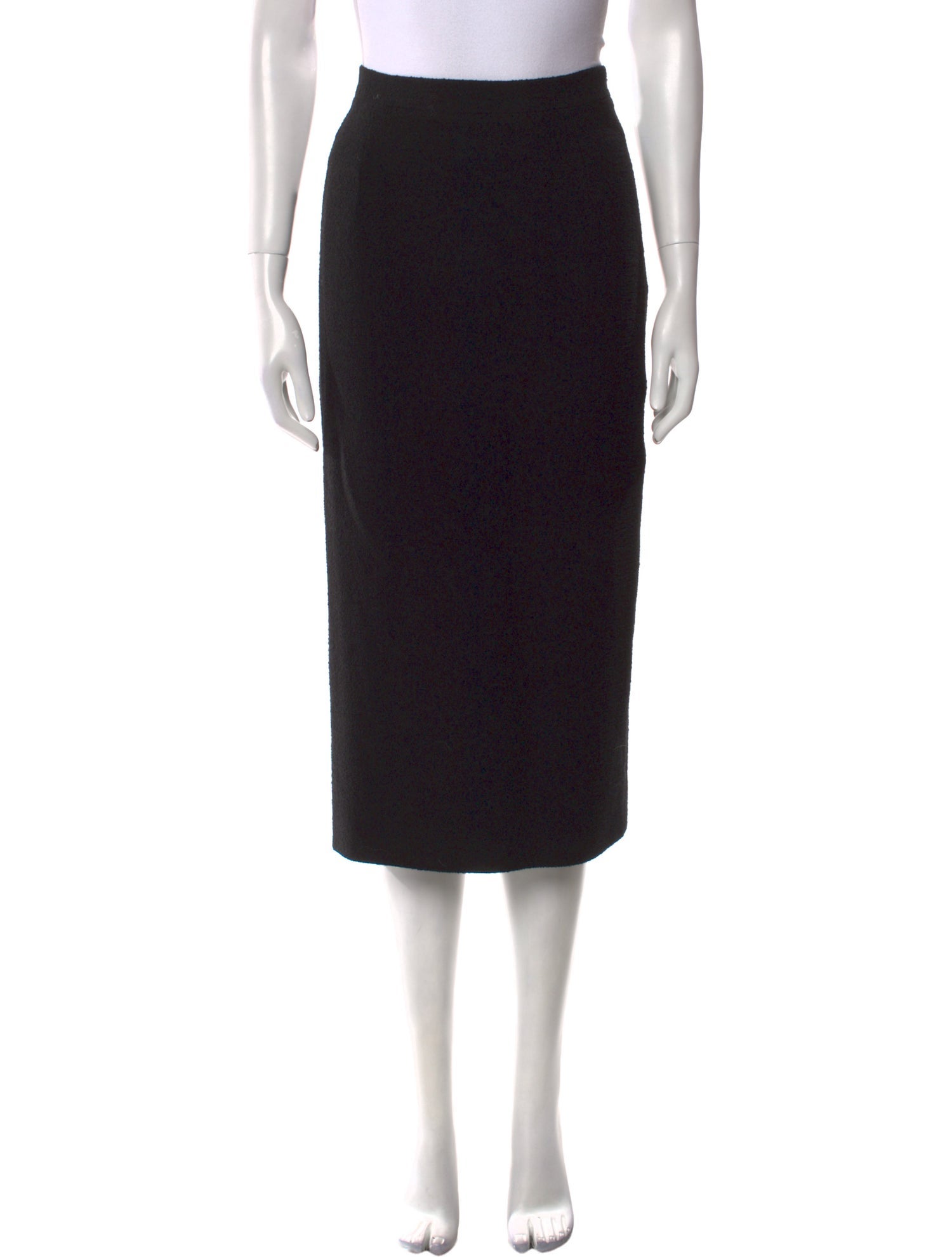 Alessandra Rich Wool Midi Length Skirt