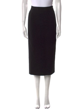 Alessandra Rich Wool Midi Length Skirt