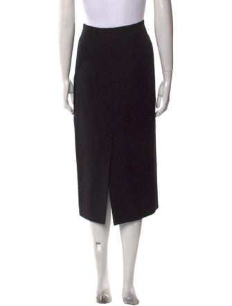 Alessandra Rich Wool Midi Length Skirt