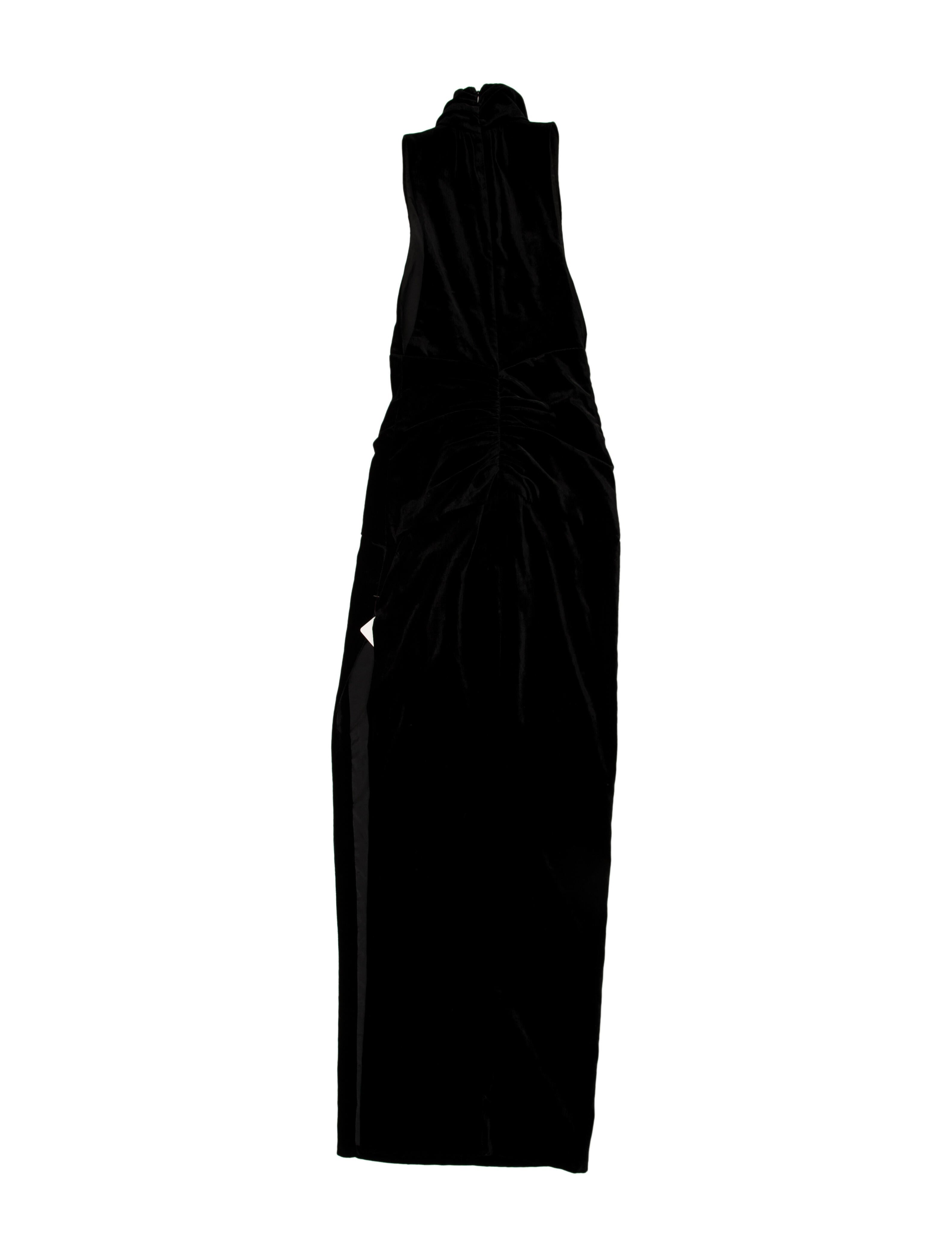 Alessandra Rich Turtleneck Long Dress