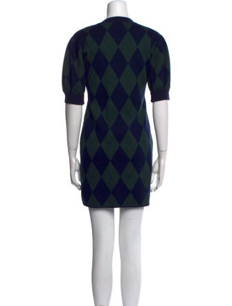 Alessandra Rich Printed Mini Dress