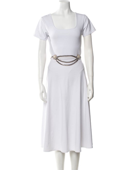 Alessandra Rich Skinny Chain-Link Belt