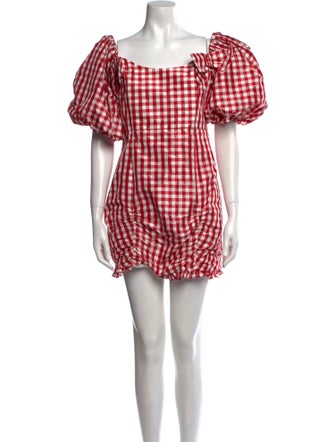 Alessandra Rich Silk Mini Dress