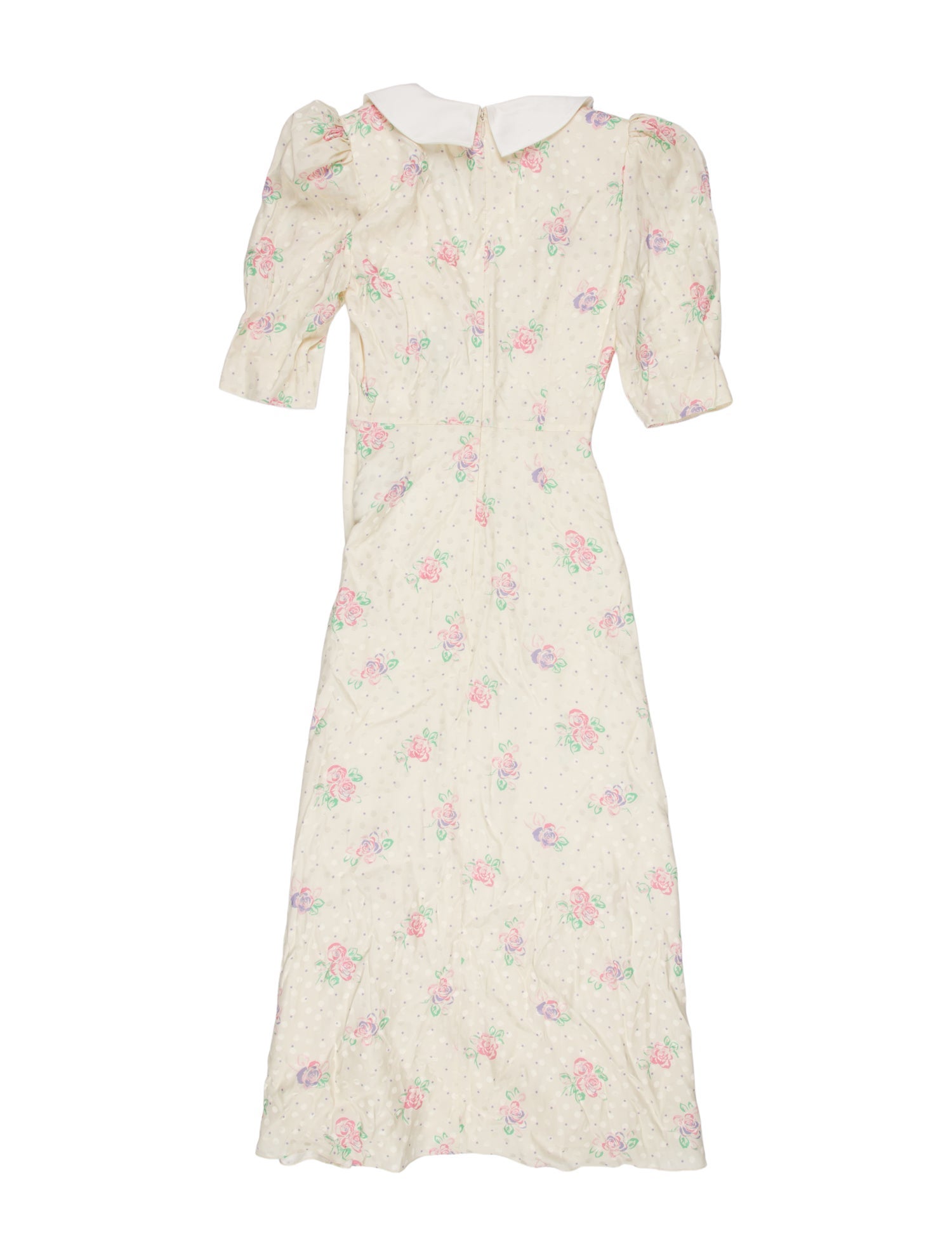 Alessandra Rich Silk Long Dress w/ Tags