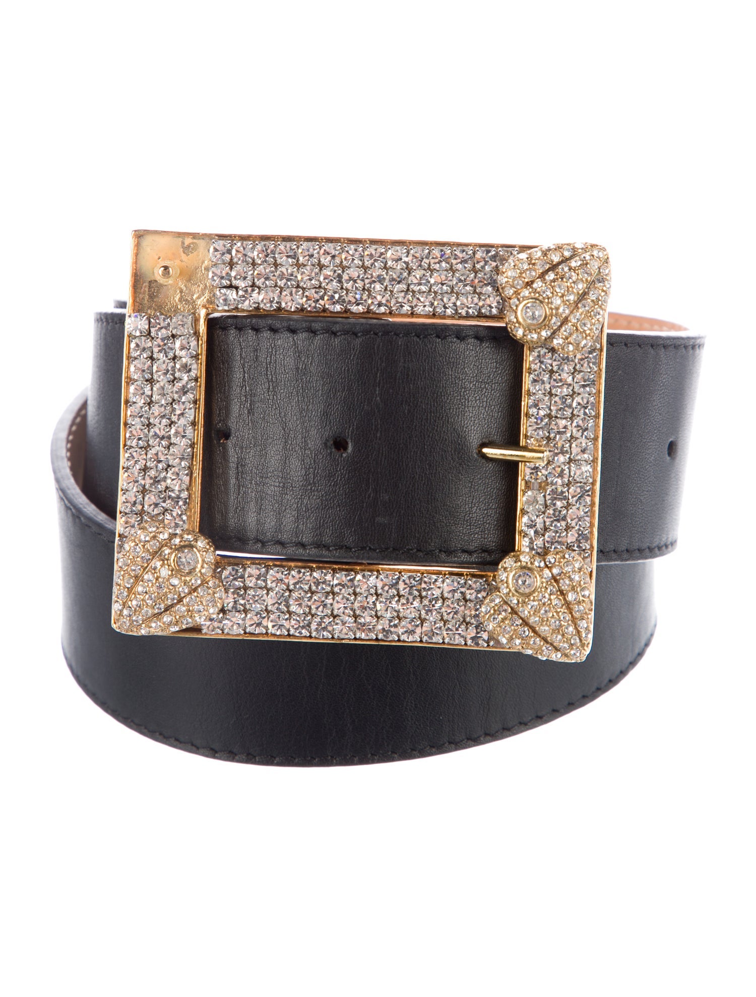 Alessandra Rich Leather Waist Belt