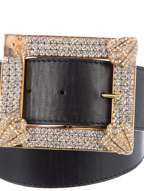 Alessandra Rich Leather Waist Belt
