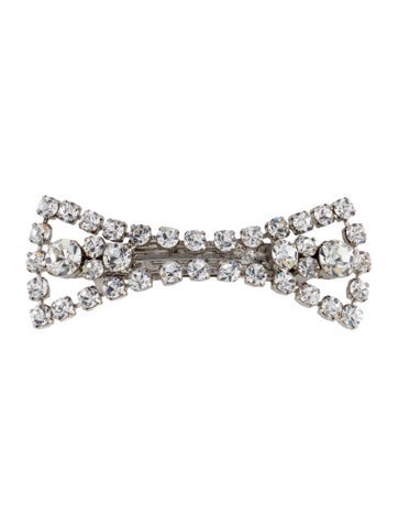 Alessandra Rich Hair Accessories crystal embellished hair clip