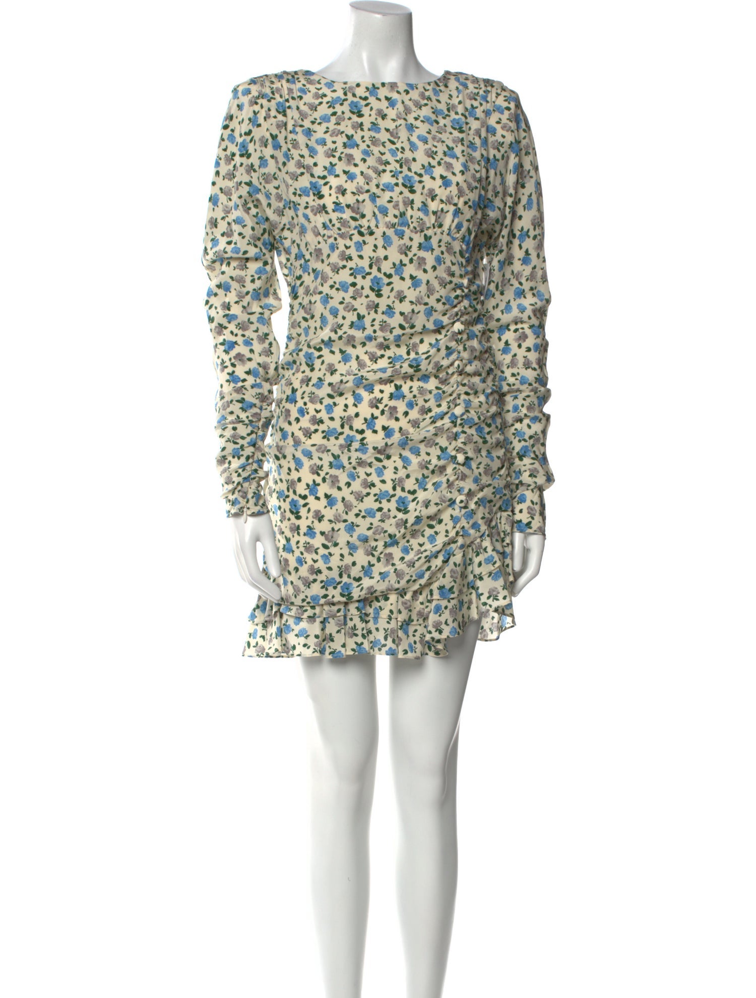Alessandra Rich Silk Mini Dress