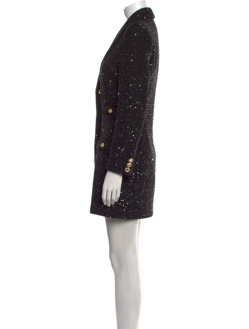 Alessandra Rich Tweed Pattern Mini Dress