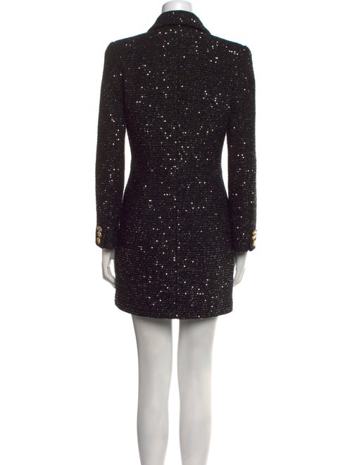 Alessandra Rich Tweed Pattern Mini Dress