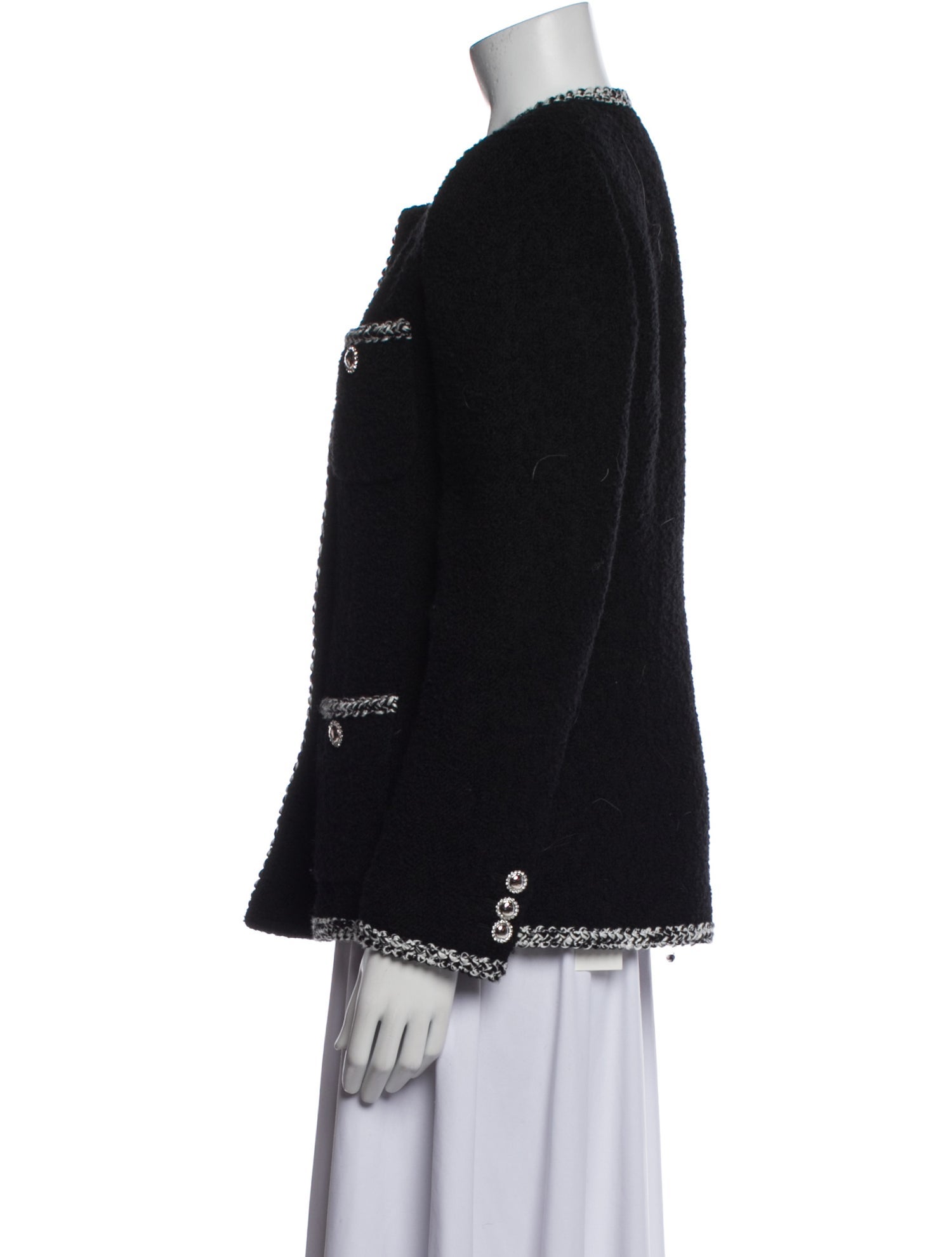 Alessandra Rich Virgin Wool Evening Jacket