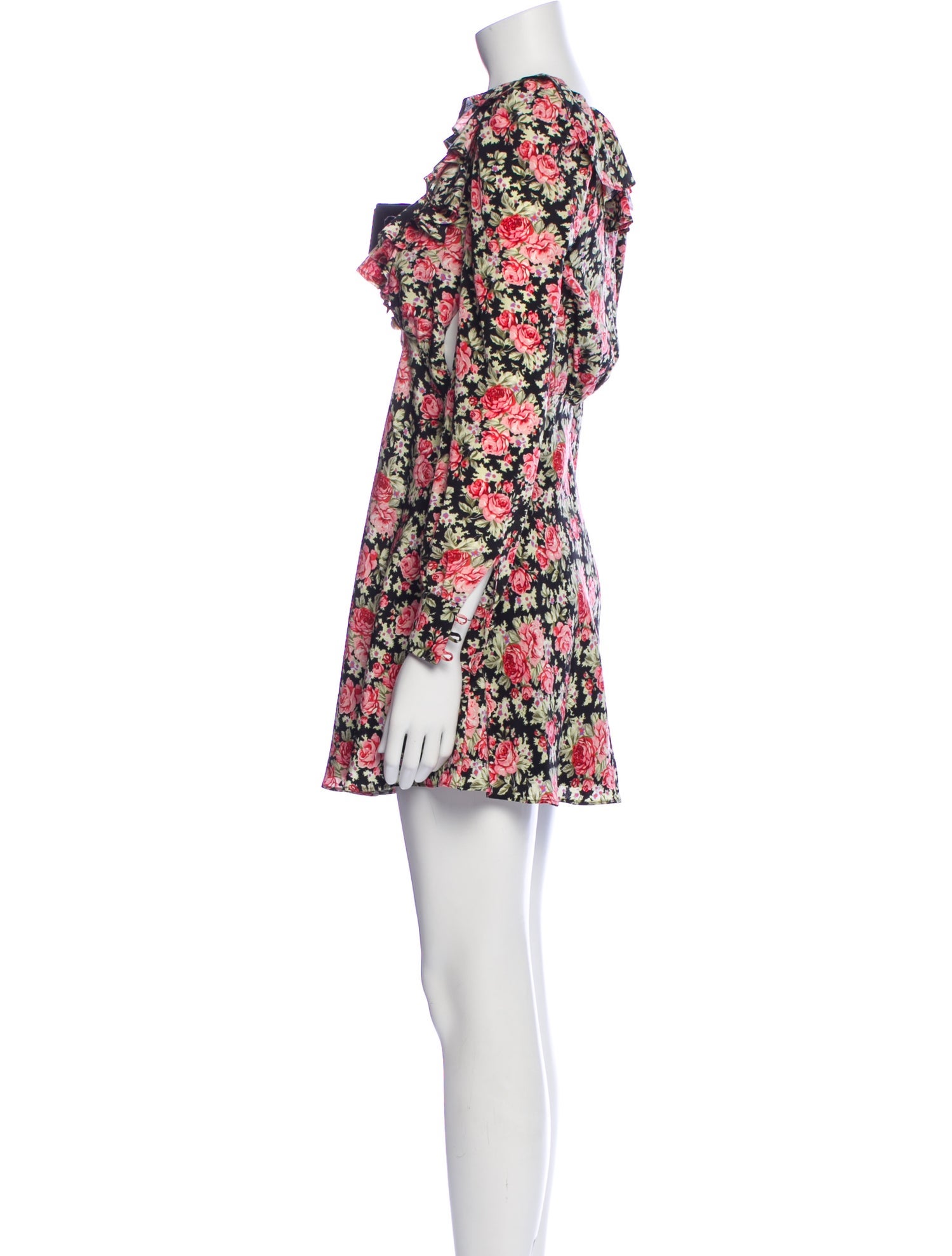 Alessandra Rich Silk Mini Dress