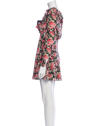 Alessandra Rich Silk Mini Dress