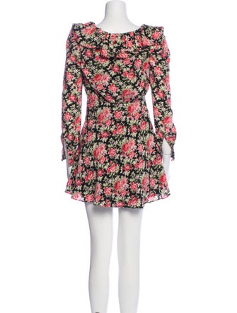 Alessandra Rich Silk Mini Dress