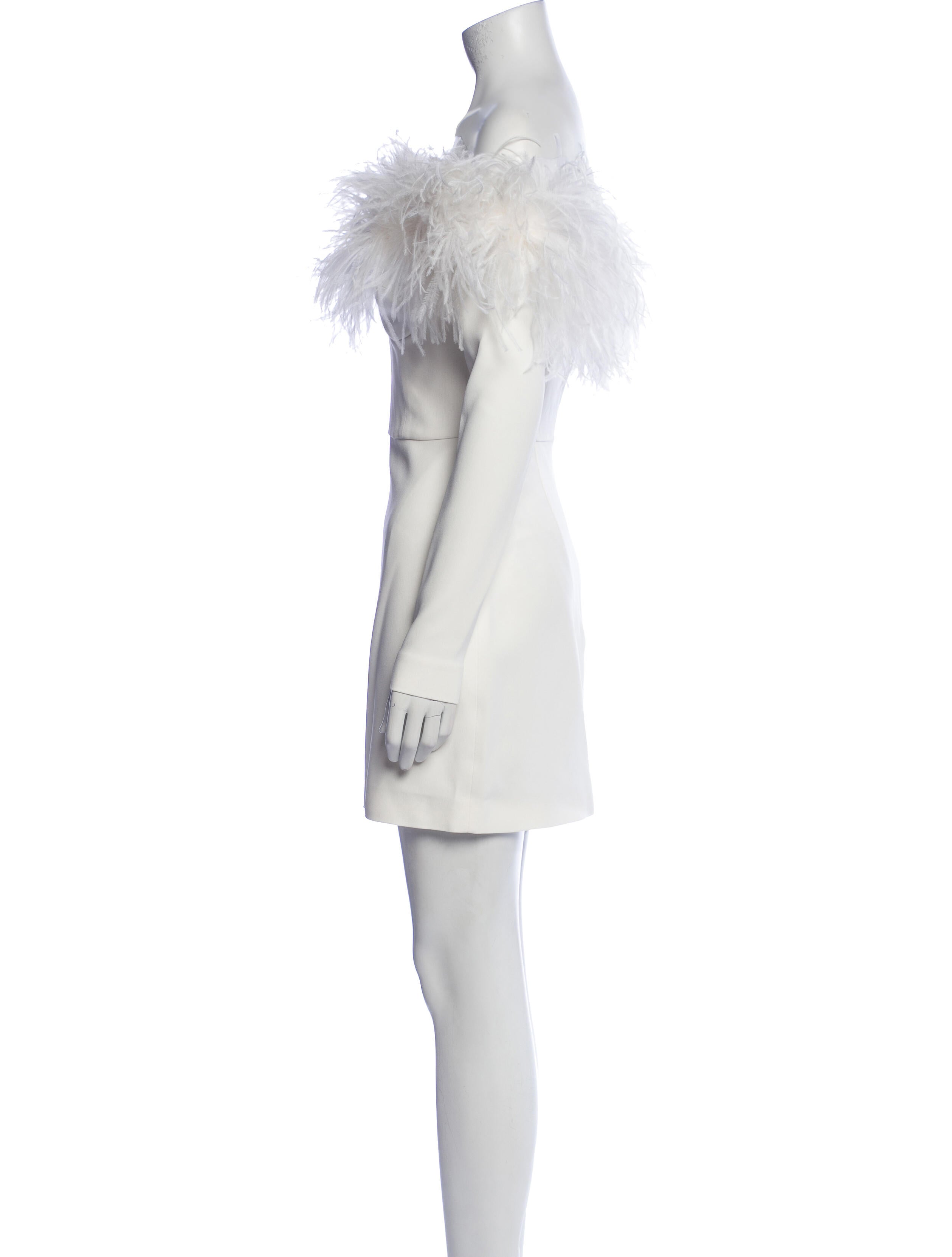 Alessandra Rich Off-The-Shoulder Mini Dress