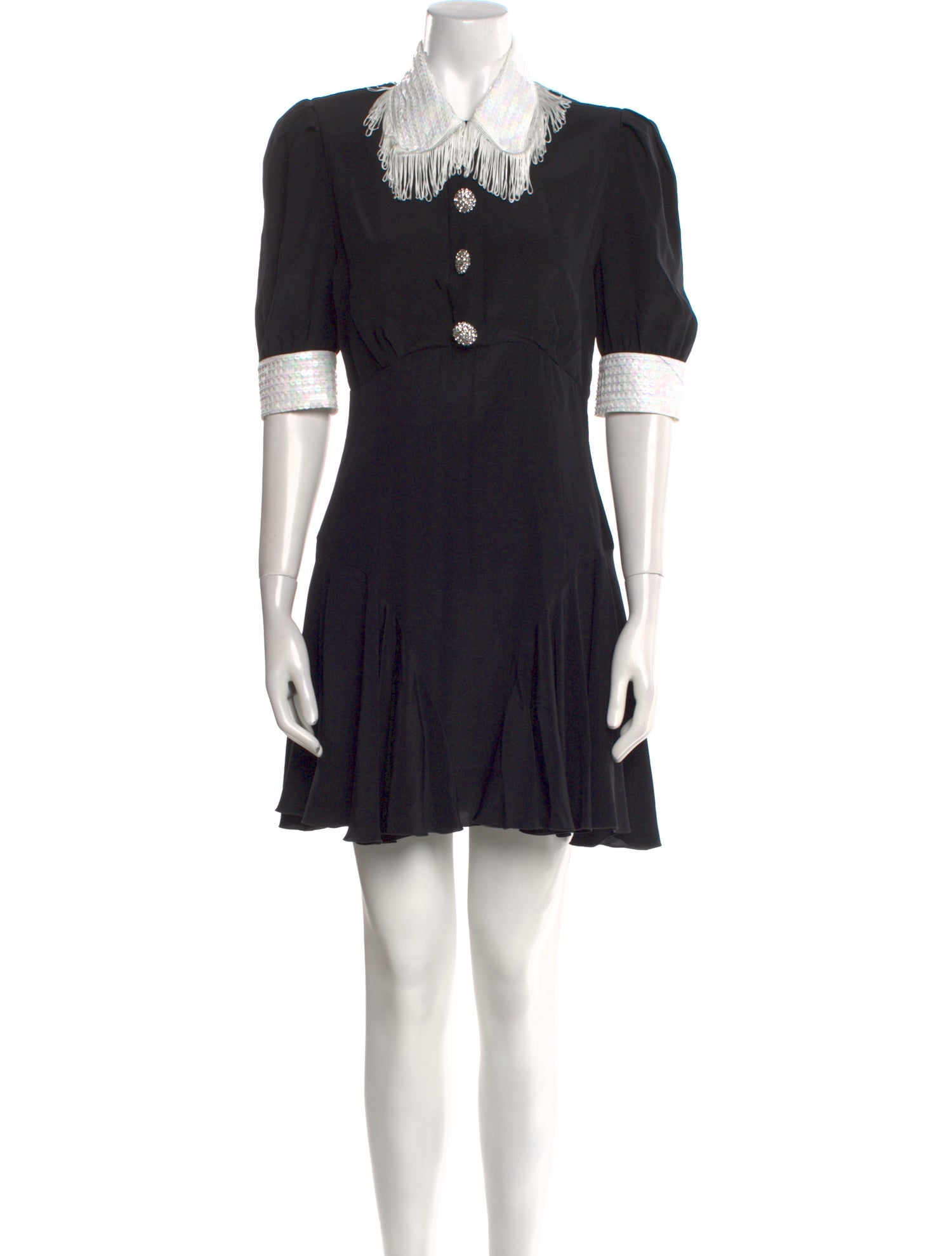 Alessandra Rich Silk Mini Dress