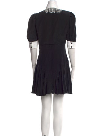 Alessandra Rich Silk Mini Dress