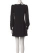 Alessandra Rich Virgin Wool Mini Dress