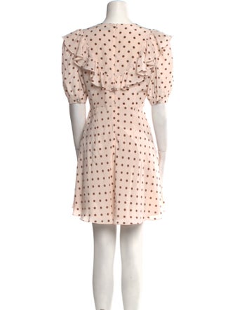 Alessandra Rich Silk Mini Dress