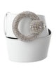 Alessandra Rich Wide Leather Waist Belt