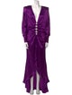 Alessandra Rich Silk Long Dress
