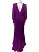 Alessandra Rich Silk Long Dress