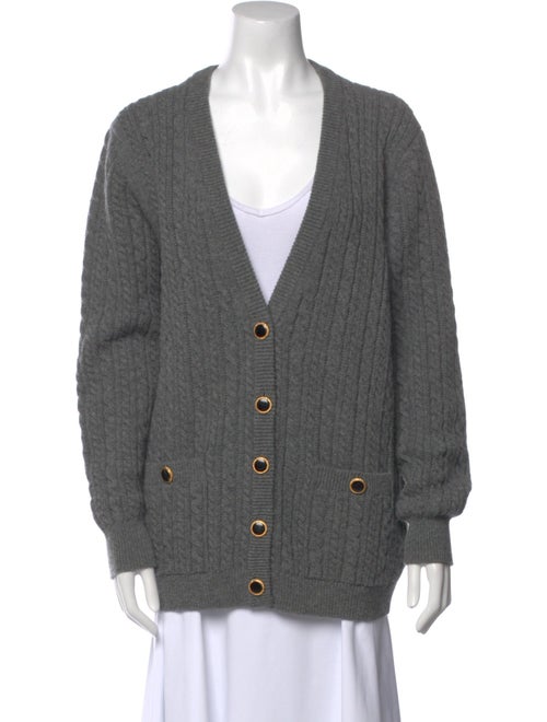Alessandra Rich Wool V-Neck Sweater