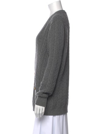 Alessandra Rich Wool V-Neck Sweater