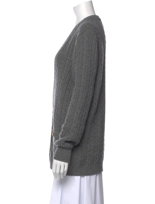 Alessandra Rich Wool V-Neck Sweater