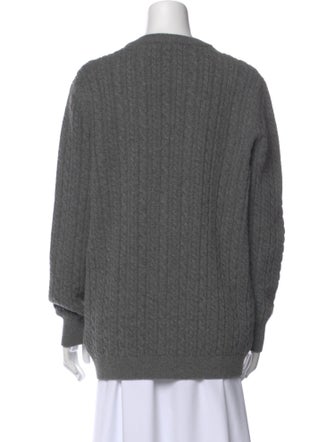 Alessandra Rich Wool V-Neck Sweater