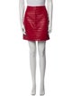 Alessandra Rich Lamb Leather Mini Skirt