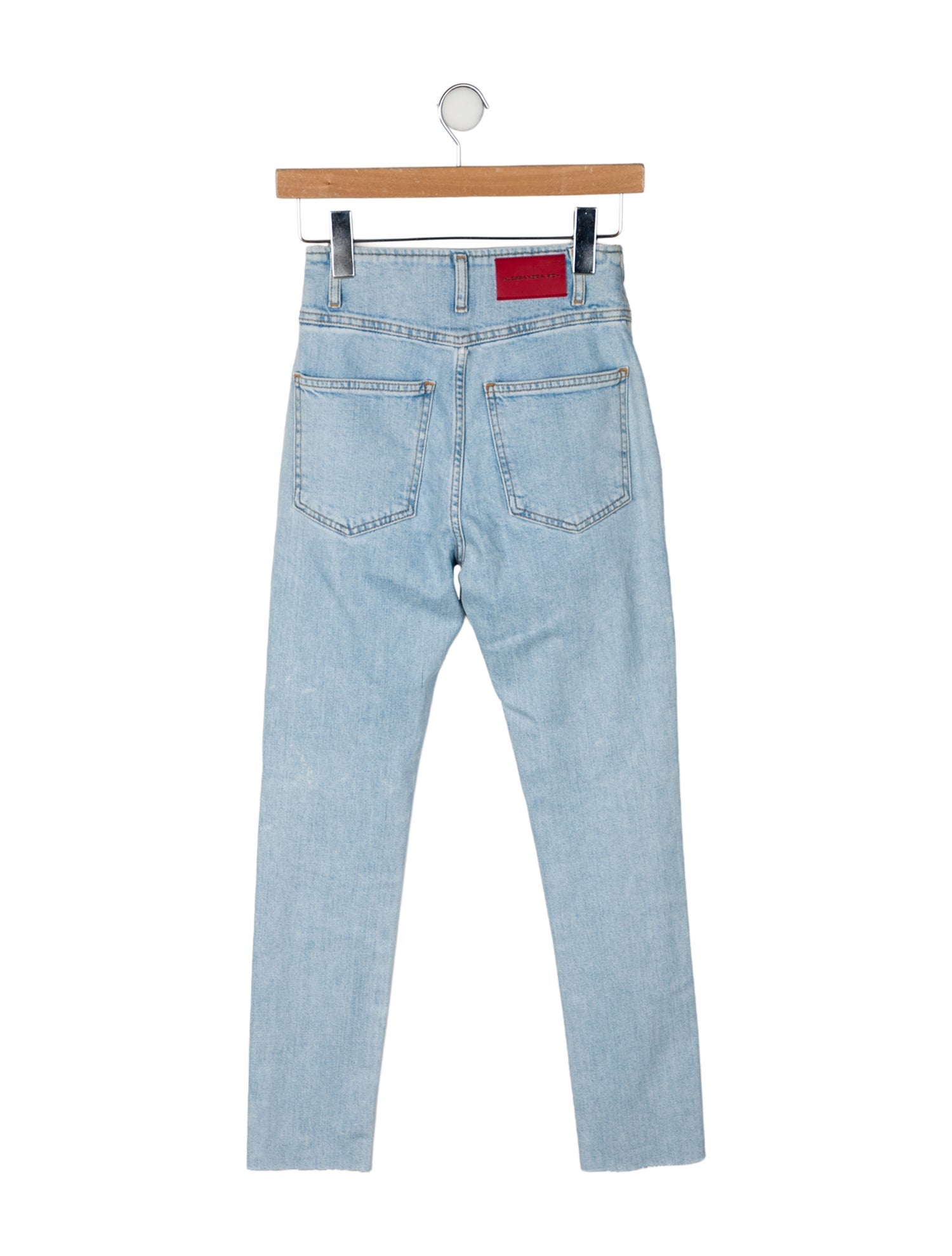 Alessandra Rich High-Rise Skinny Leg Jeans