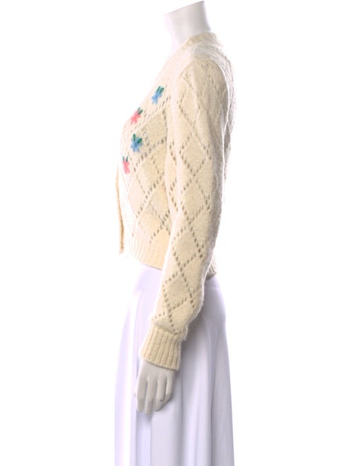 Alessandra Rich Alpaca Printed Sweater