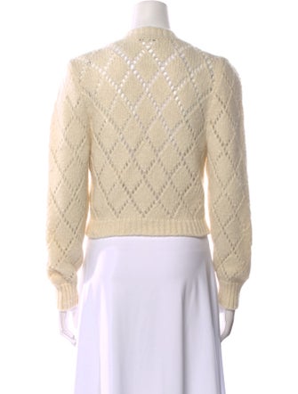 Alessandra Rich Alpaca Printed Sweater