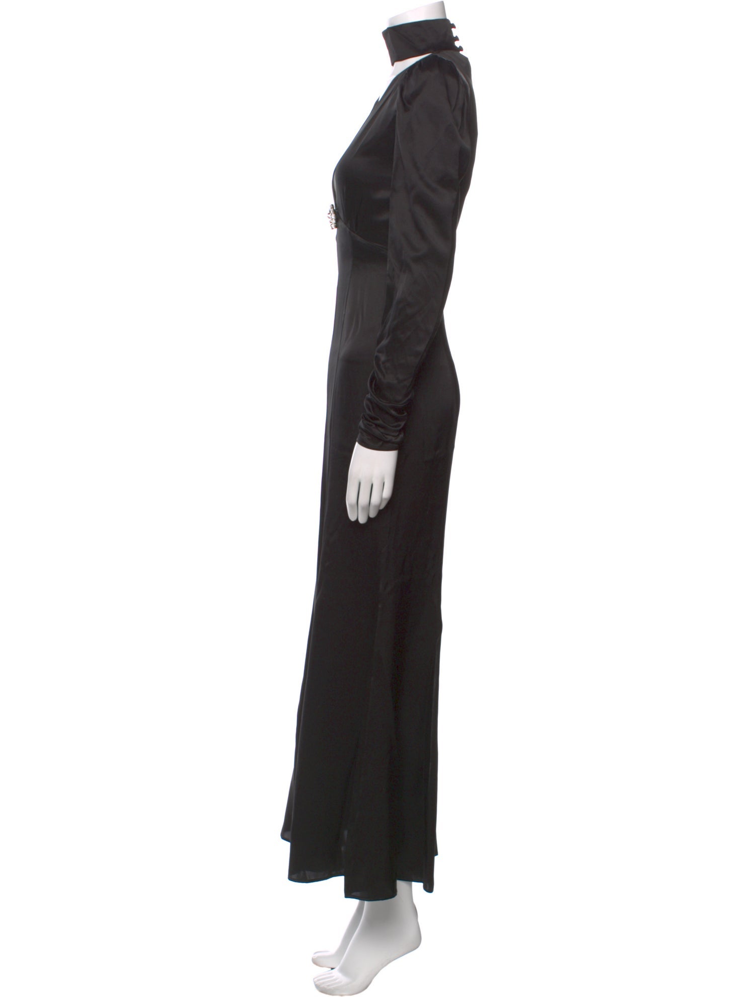 Alessandra Rich V-Neck Long Dress w/ Tags