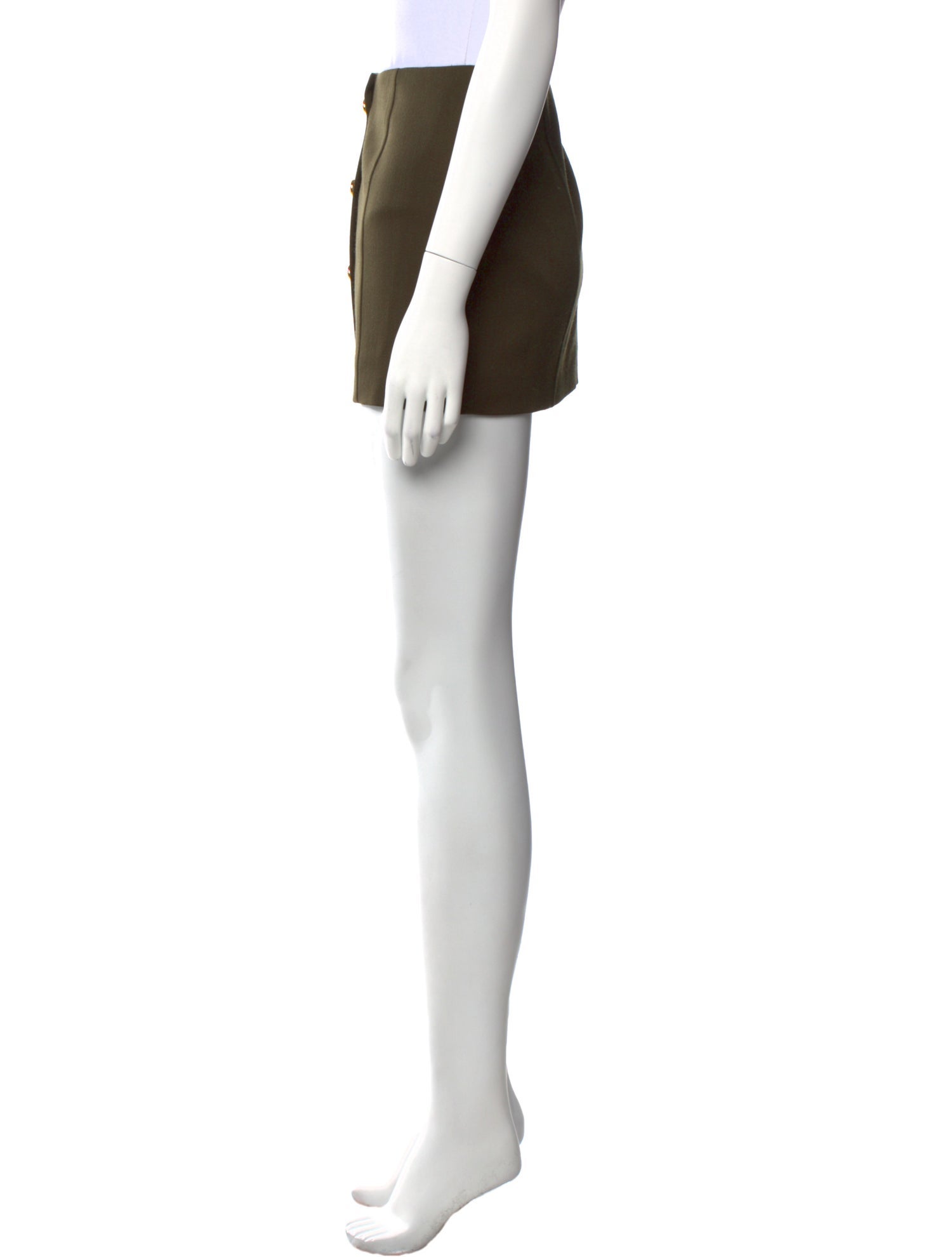 Alessandra Rich Virgin Wool Mini Skirt w/ Tags