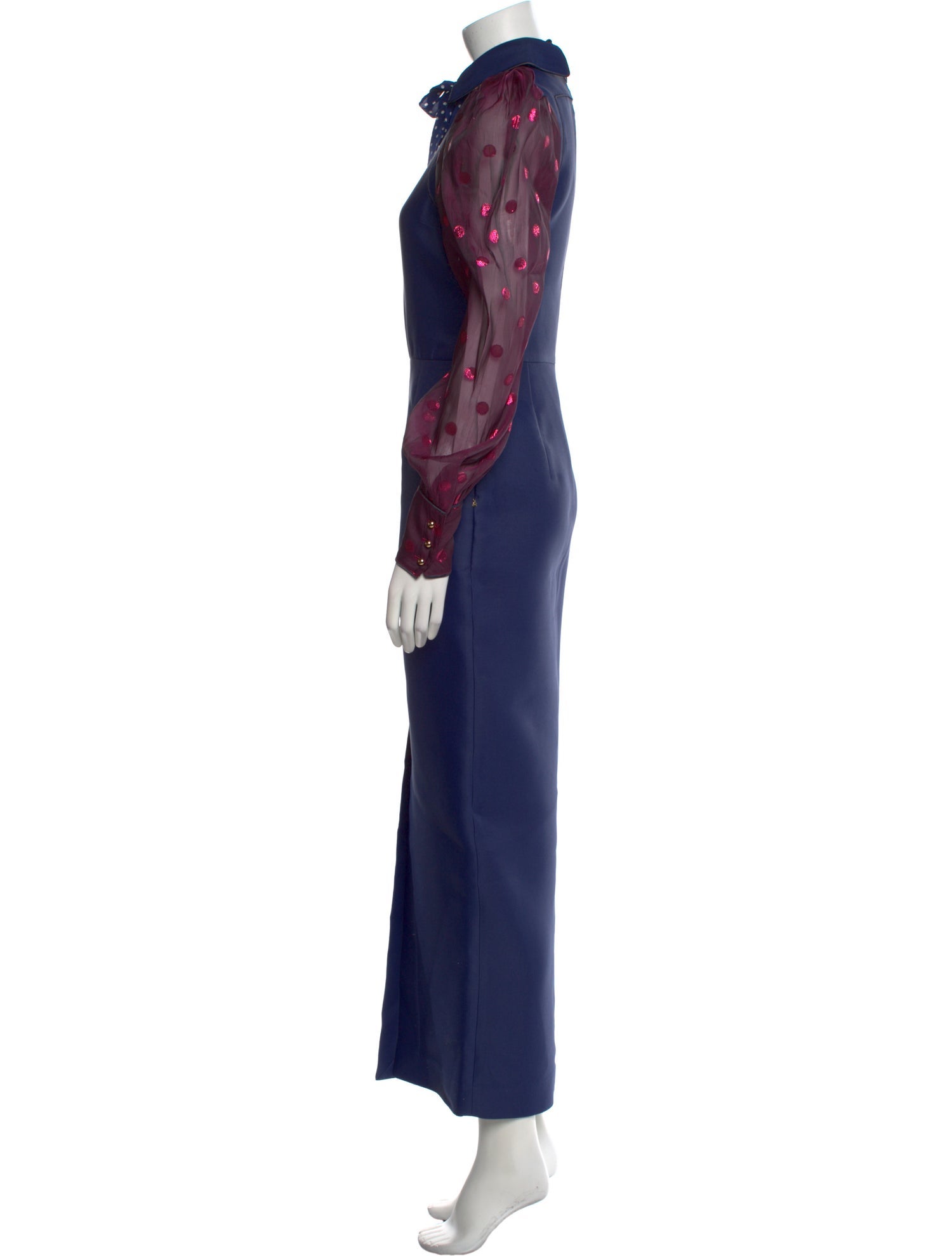 Alessandra Rich Printed Long Dress