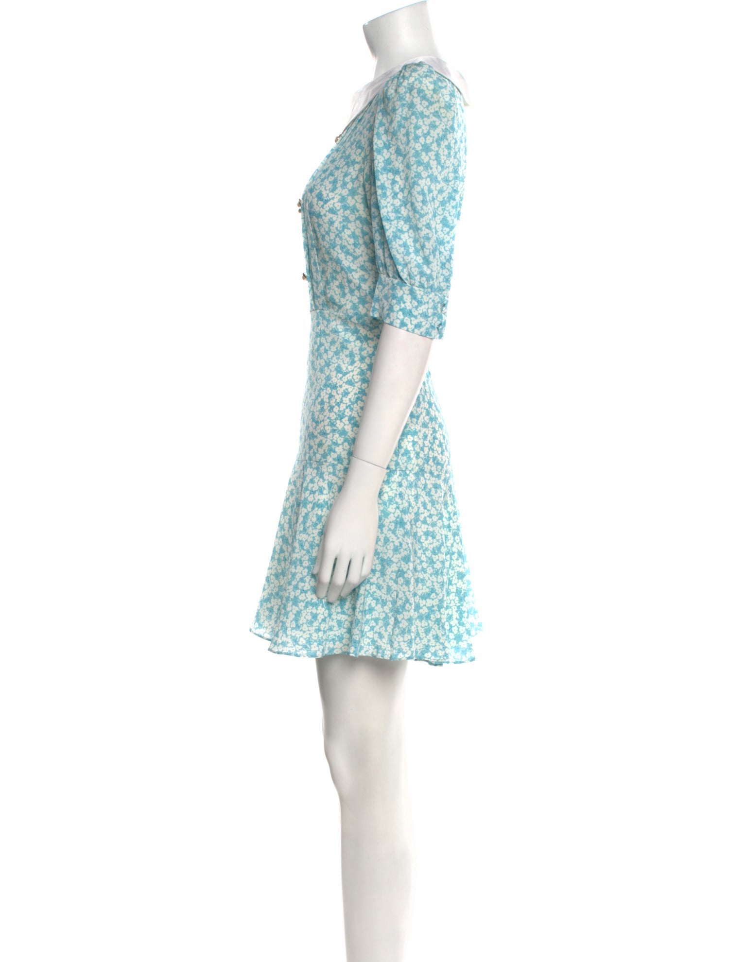 Alessandra Rich Silk Mini Dress