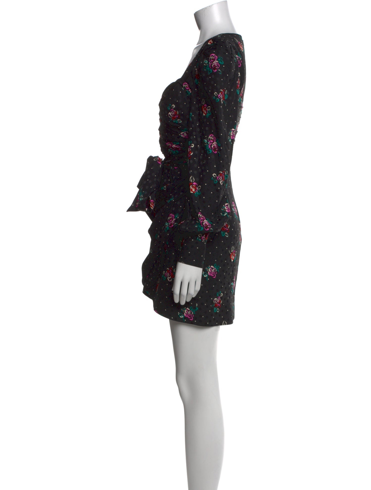 Alessandra Rich Silk Mini Dress