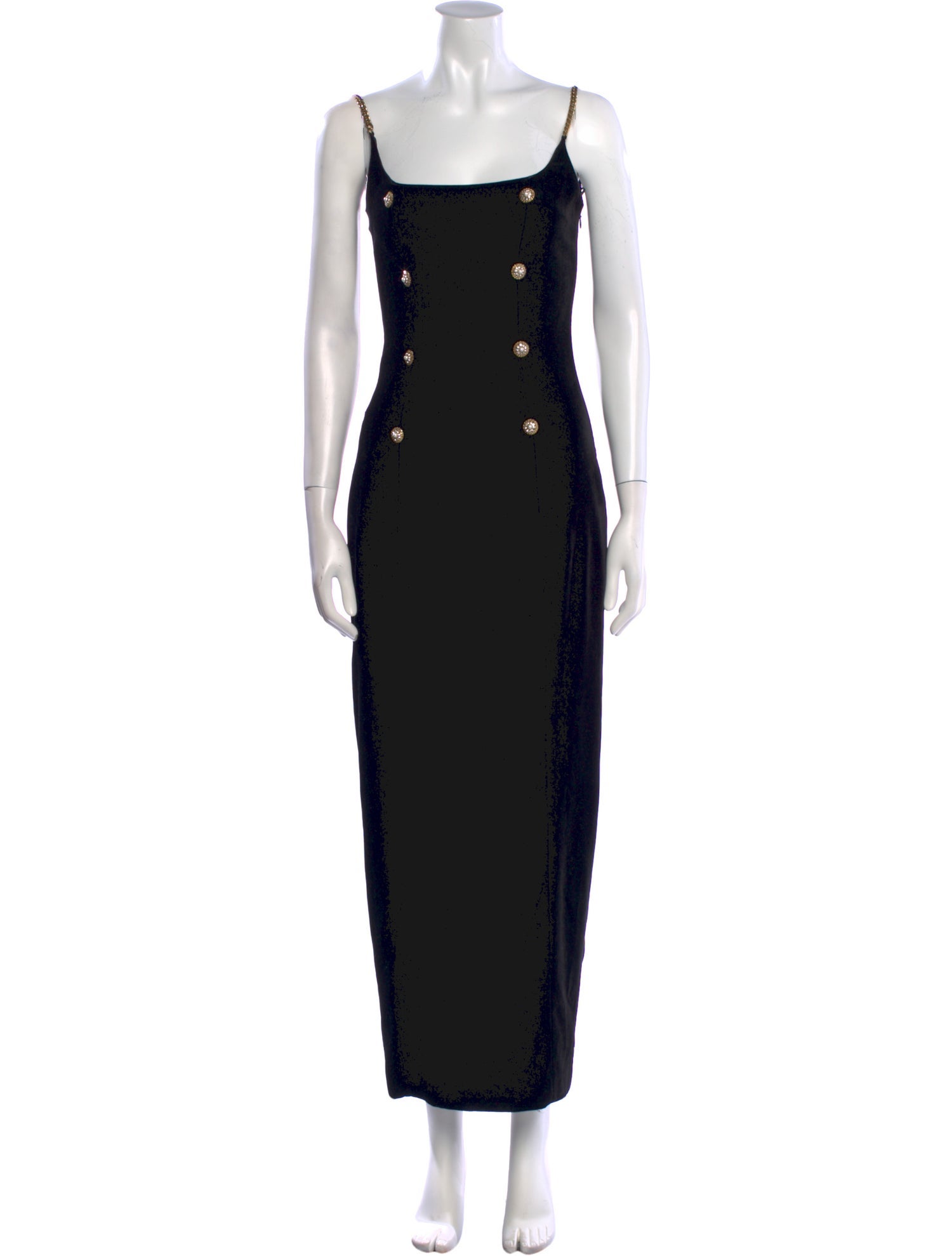 Alessandra Rich Square Neckline Long Dress w/ Tags