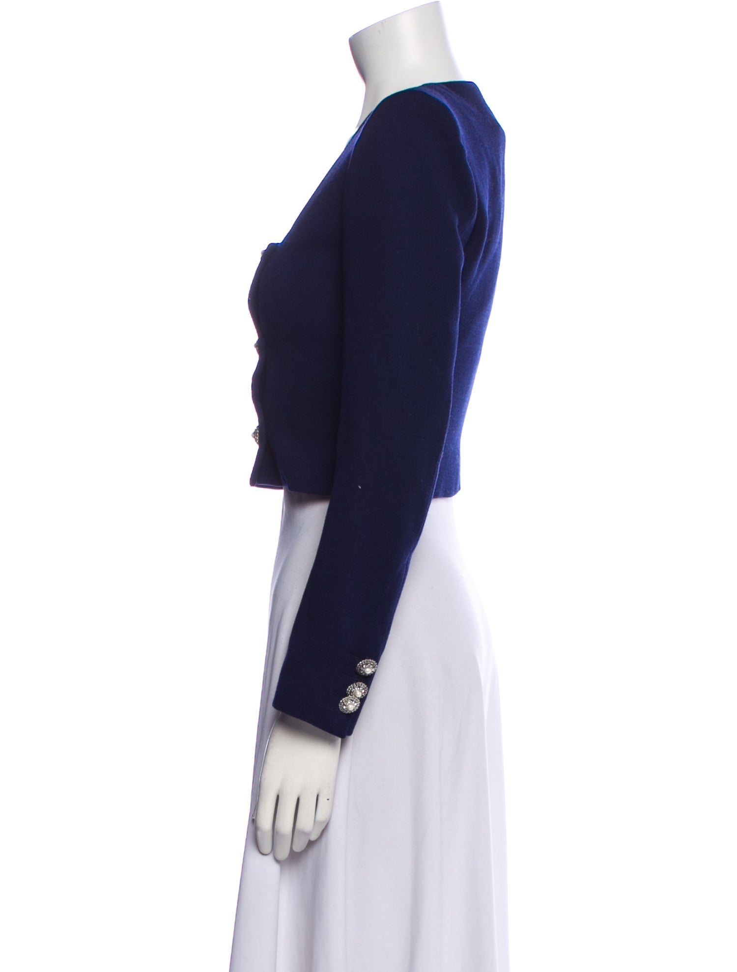 Alessandra Rich Virgin Wool Evening Jacket