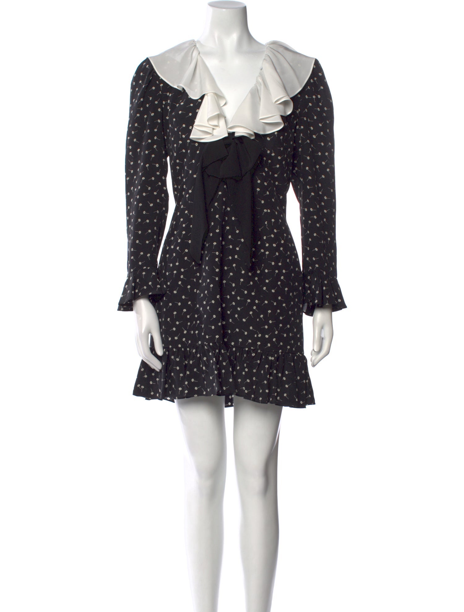 Alessandra Rich Silk Mini Dress