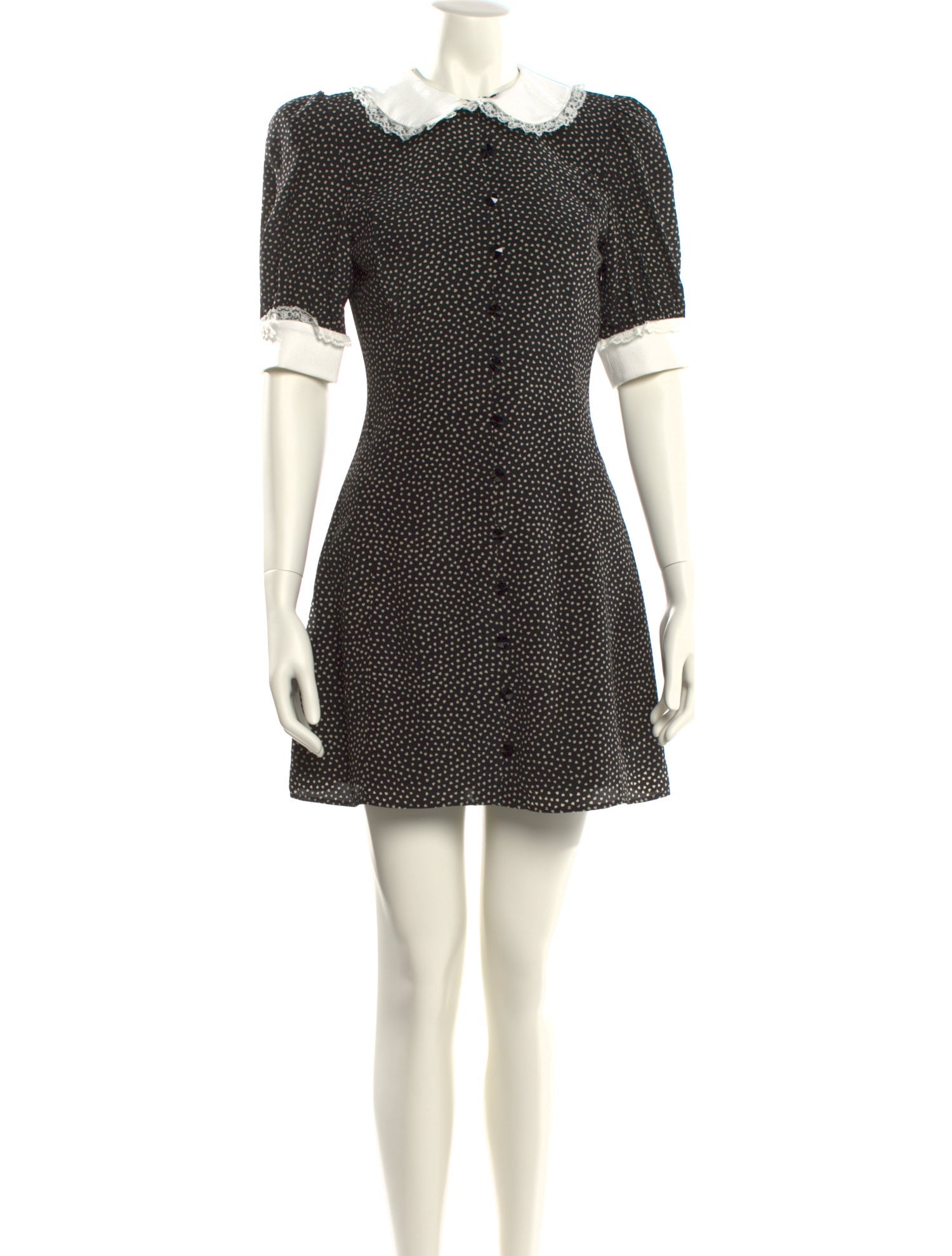 Alessandra Rich Silk Mini Dress