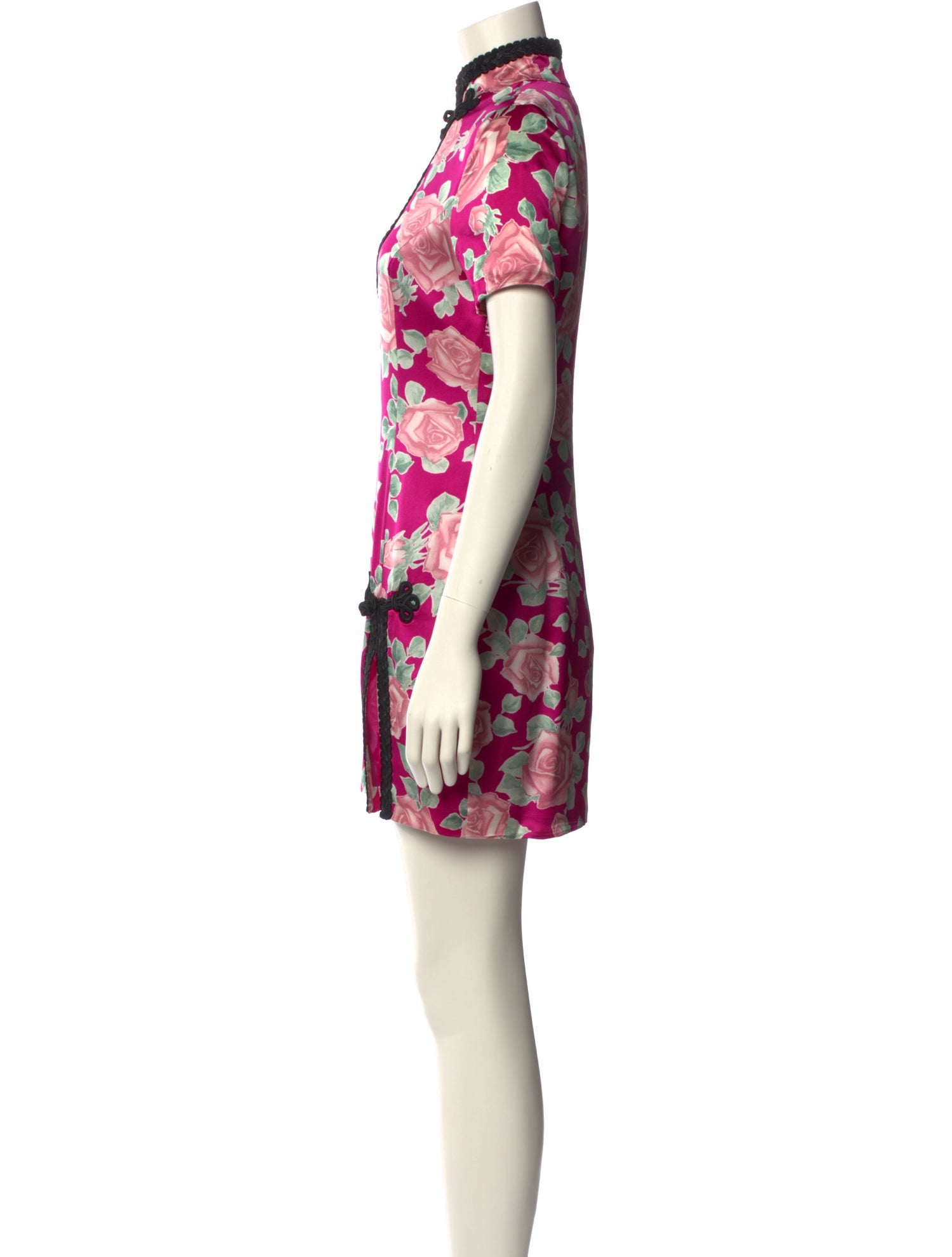 Alessandra Rich Silk Mini Dress